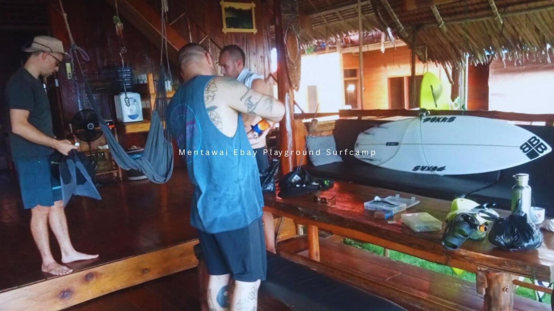 Mentawai Ebay Playground Surfcamp Villa Masokut Dış mekan fotoğraf